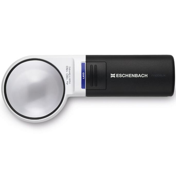 Mobilux Taschenleuchtlupe 16D-4fach